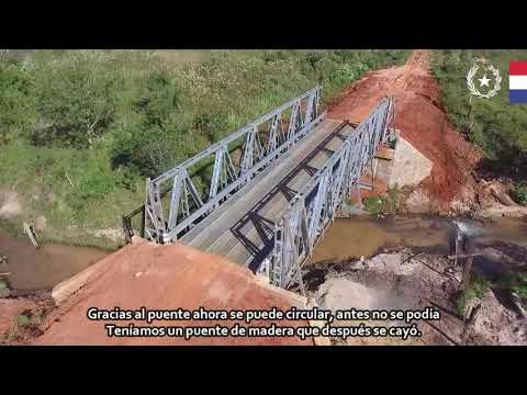 Puente metálico en Capiibary - San Pedro