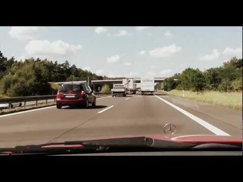 Autobahndreieck Potsdam A10 Südlicher Berliner Ring Richtung Hannover / Hamburg - August 2012.