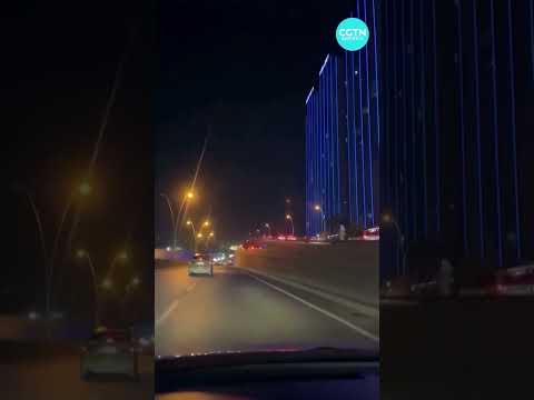 WATCH: Drone intercepted over Erbil, Iraq