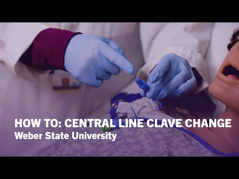 How To Central Line Clave Change - Weber State University
