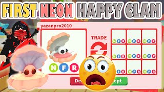 I TRADED FIRST NEON HAPPY CLAM 🔥😱 IN NEW ADOPT ME SUMMER FEST UPDATE WEEK 4! ROBLOX