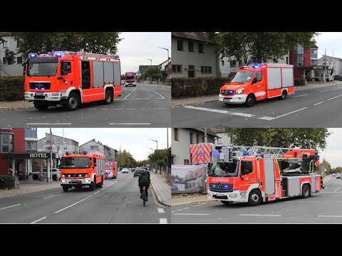 Einsatzfahrten Freiwillige Feuerwehr Zirndorf | HLF + DLK | HLF + RW +Klaf