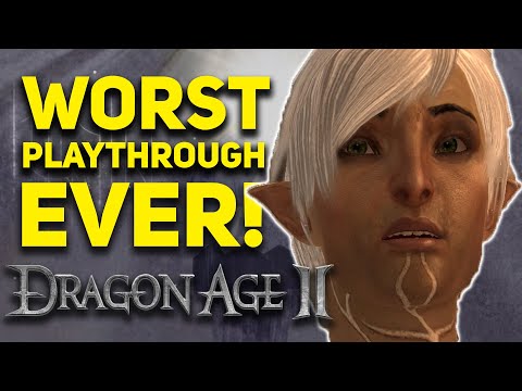 Dragon Age 2 WORST PLAYTHROUGH EVER - All Companions Die, Leave or Hate Hawke