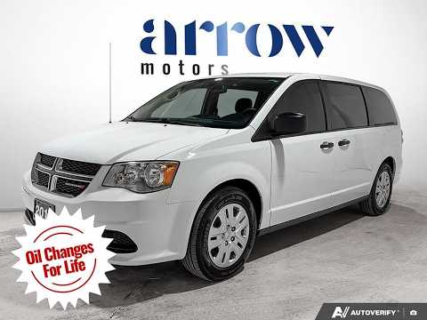 2018 Dodge Grand Caravan Canada Value Package 2WD in White for sale at Arrow Motors in Aylmer, ON