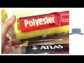 Rolo Espuma Poliéster 23cm Atlas - AMARELO