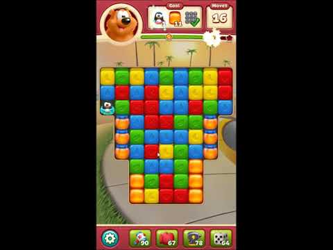 Toon Blast Level 3224 - NO BOOSTERS 🐻🐺🐱 | SKILLGAMING ✔️