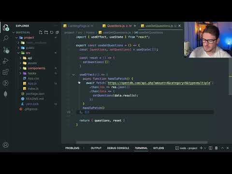 Live fixing and refactoring a subscriber's react quiz app (this was harder than I thought)