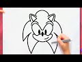 COMMENT DESSINER SONIC FACILEMENT