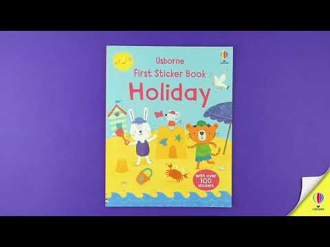 Книга First Sticker Book: Holiday video 1