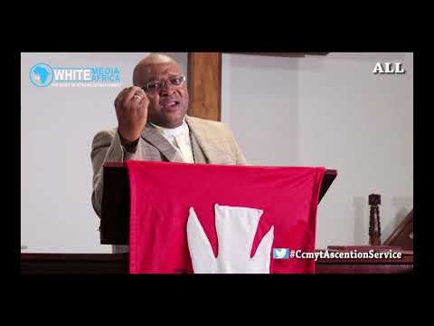 Rev A Nyobole Ccmyt Superintendent with a Ascention service