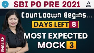 SBI PO PRE 2021 | SBI PO English | Most Expected Complete Paper #3