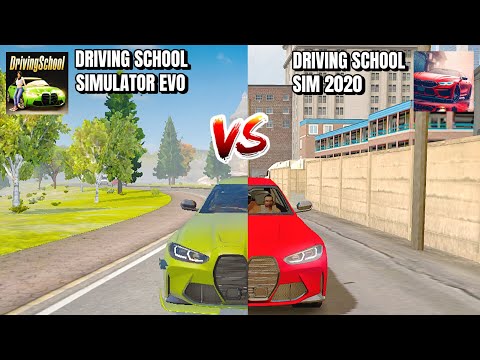 Driving School Sim Vs Driving School Simulator EVO: Which Car Driving Game is Better?
