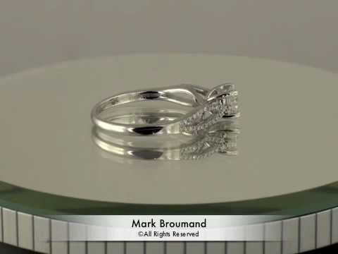 0.90ct Round Brilliant Cut Diamond Engagement Anniversary Ring- Mark Broumand