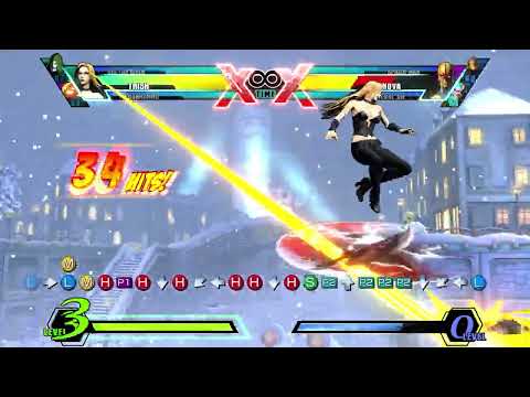 UMVC3: Optimal Trish Combo w/ Dark Hole Assist and Hidden Missiles