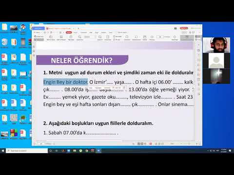 Turkish Language Course Lecture 34