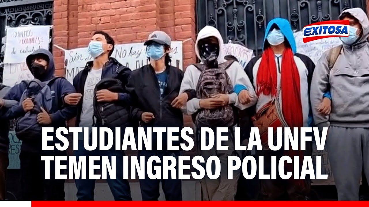 🔴🔵Estudiantes de la UNFV temen intevención policial