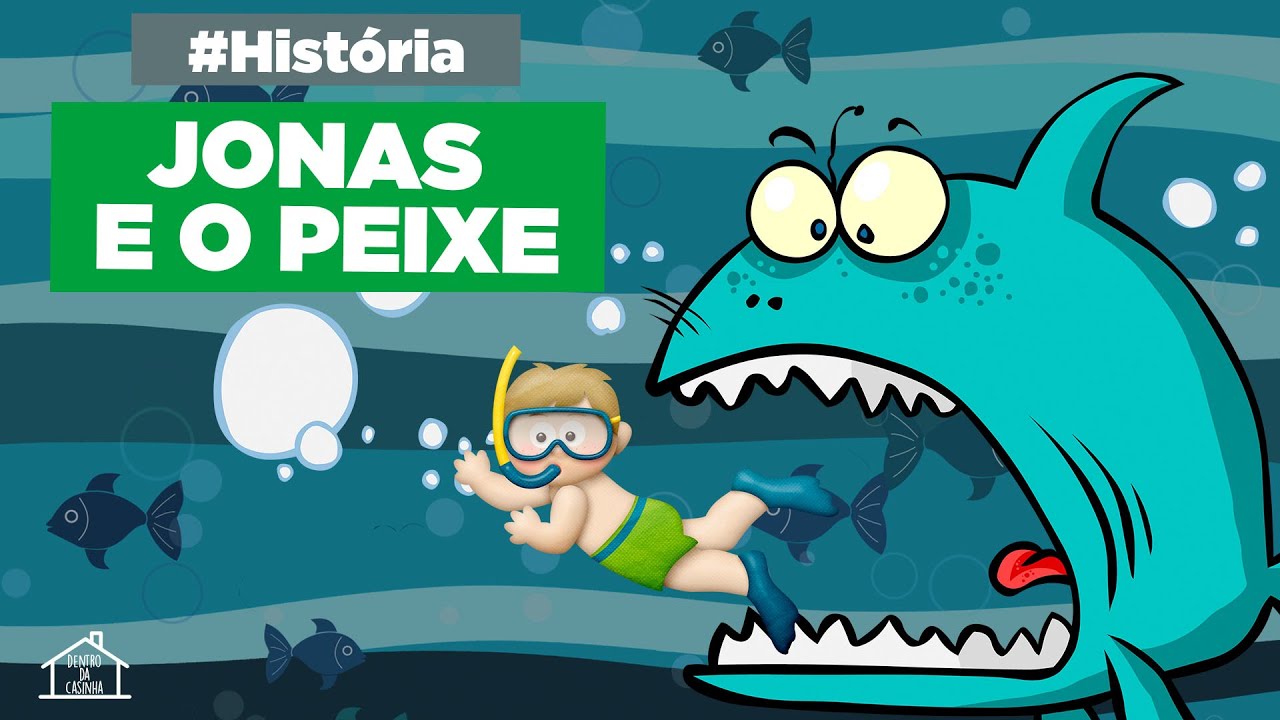 JONAS FOI ENGOLIDO POR UM PEIXE GRANDE | História - Dentro da Casinha