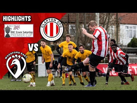 ⚽ Clapton CFC vs Woodford East FC - Highlights ⚽ - 05/03/2022 - BBC Essex Premier Cup