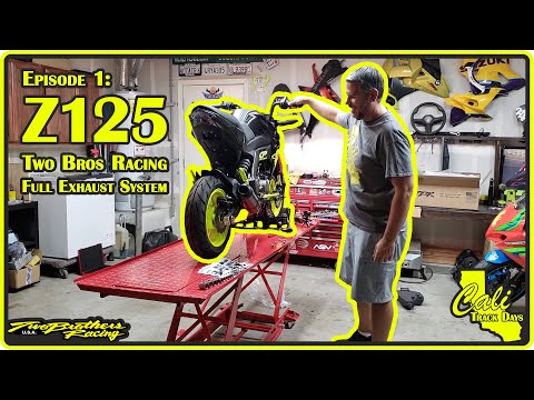 Two Brothers Racing Exhaust Install on Kawasaki Z125