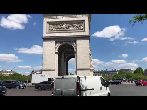 World's craziest roundabout Paris Arc De Triumph