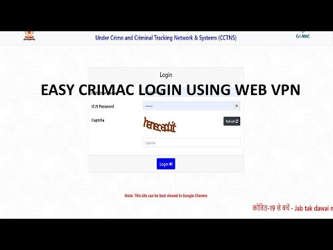 Easy Crimac Login Using Web Vpn