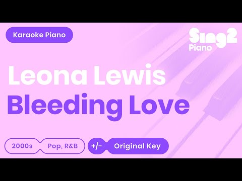 Leona Lewis - Bleeding Love (Karaoke Piano)