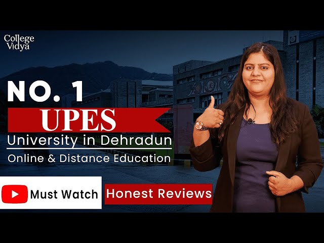 UPES University Dehradun Reviews: Career| Placement| Approvals| MBA| Courses & Fees| Student Portal
