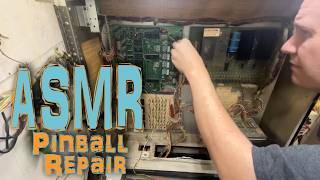 ASMR Repair Of A 1977 Bally Evel Knievel Pinball Machine