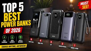 Top 5 Best Power Banks of 2026 ⚡ Fast Charging Portable Chargers You Can Buy Today