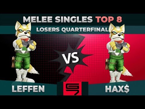 Leffen vs Hax$ - Losers Quarterfinal: Top 8 Melee Singles - Genesis 7 | Fox vs Fox