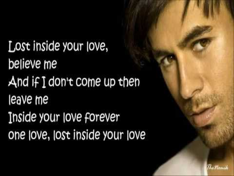 Enrique Iglesias - Lost Inside Your Love Lyrics