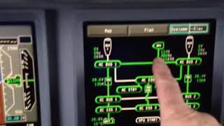 Cold, dark start Embraer 175