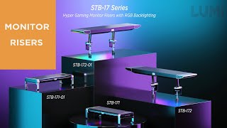 Hyper Gaming Monitor Risers With RGB STB-17 Series