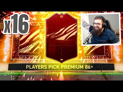 TIRAMOS GRANDES CRAQUES!! 16x ESCOLHAS DE JOGADOR PREMIUM 86+ DA WL!! FIFA 21 ULTIMATE TEAM