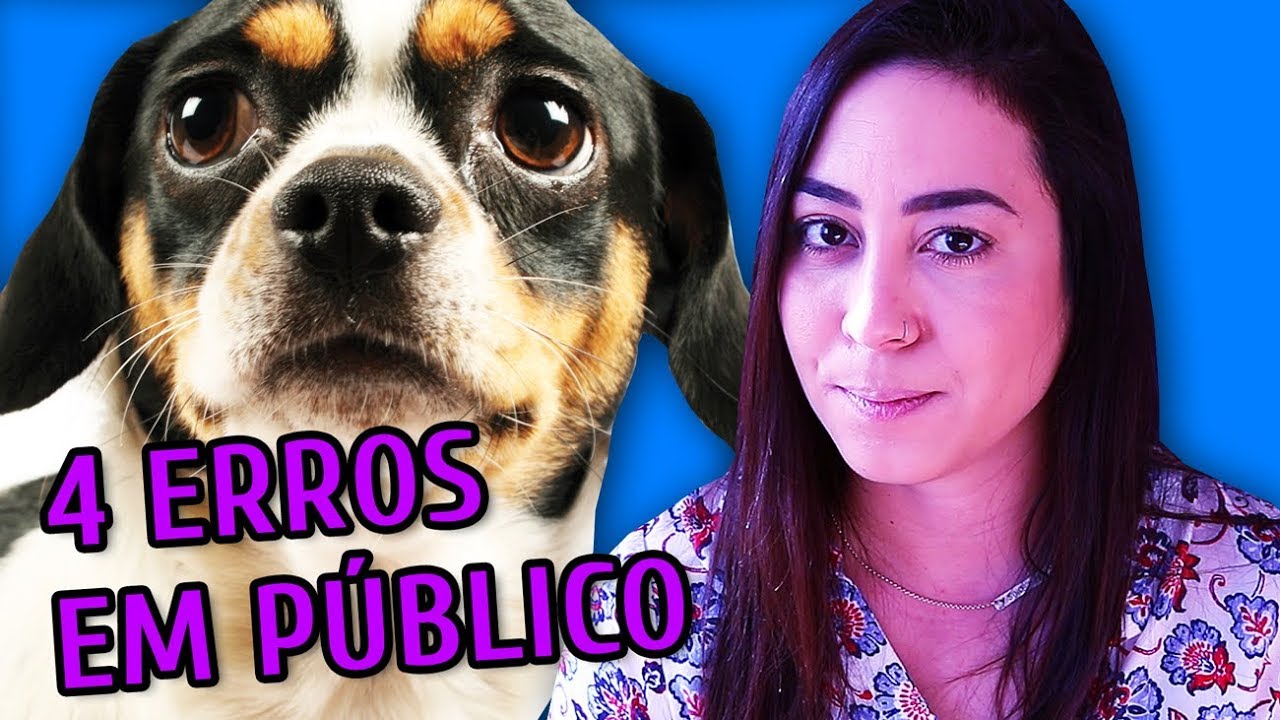 4 ERROS QUE VOCÊ COMETE COM SEU CACHORRO EM PÚBLICO