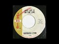 BARBARA LYNN     JUST LAY IT ON THE LINE     1965