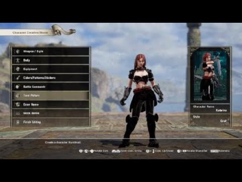 SOULCALIBUR VI how to make Katarina from League of legend