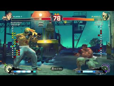 SSFIV: RINO719 (Sagat) vs Ryukichikun (Ryu) TRUE-HD QUALITY