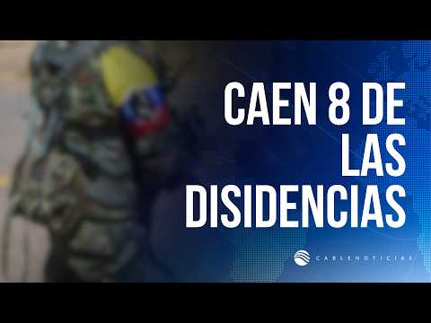 Disidencias de Iván Mordisco: capturan a 8 integrantes en el Cauca