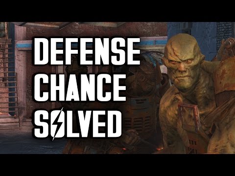 Defense Chance Solved - Fallout 4 Settlement Tips