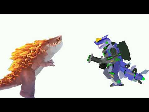 Sharkjira vs. Mecha Sharkjira [part 3]