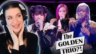 Download lagu VOCAL COACH REACTION to 'Golden' by AHYEON, PHARITA and RORA of BABYMONSTER on MAMA 2025 mp3