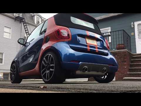 CAR IS SOLD! COMMENTS WON'T BE ANSWERED! 2017 Smart 453 Fortwo Forfour Brabus exhaust installation