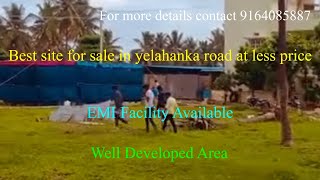  Residential Plot for Sale in Yelahanka New Town, Bangalore