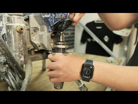 Quick & Easy Graco Airless Paint Sprayer Pump Disassembly