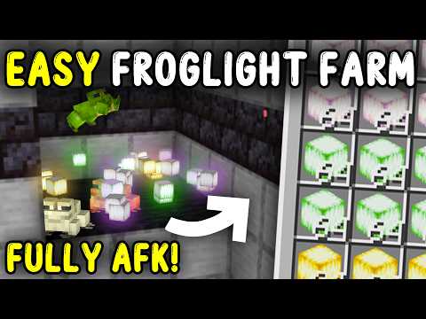 EASIEST FROGLIGHT FARM Minecraft 1.21!