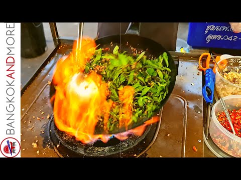 Asian STREET FOOD Cooking | Pad Kra Pao & Som Tam