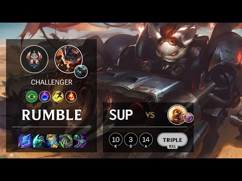 Rumble Support vs Leona - BR Challenger Patch 11.3
