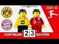 Borussia Dortmund vs Bayern Munich 2-3 • Bundesliga 2021/22 • All Goals & Highlights Lego Football