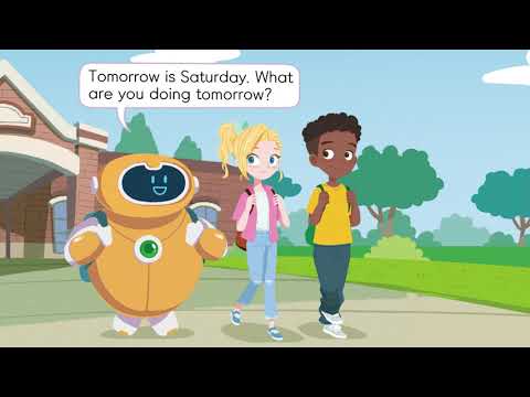 Let's Smile 5 Unit 5 Story - Weekend fun